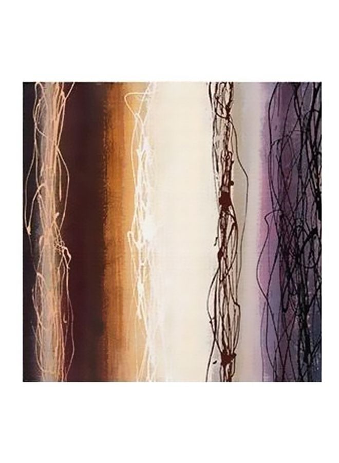 بوستر حائط للتزيين بيج/بني/أرجواني 15×15سم 
