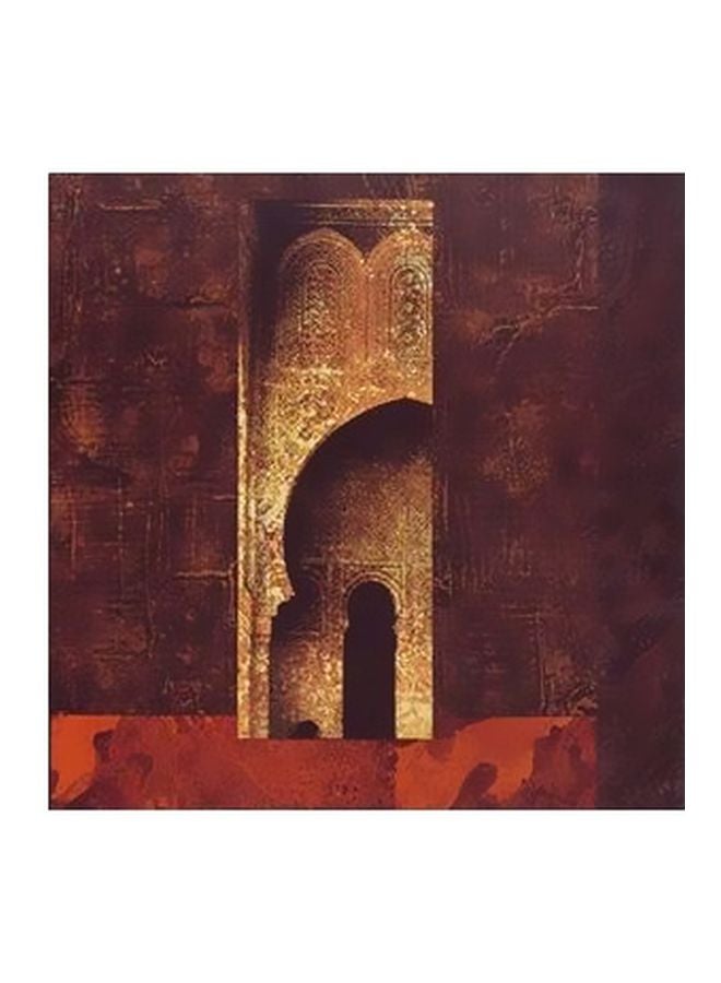 بوستر حائط للتزيين بني 23x23سم