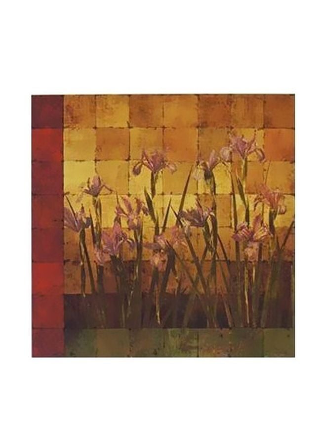 بوستر حائط للتزيين أصفر/أحمر 32x32سم