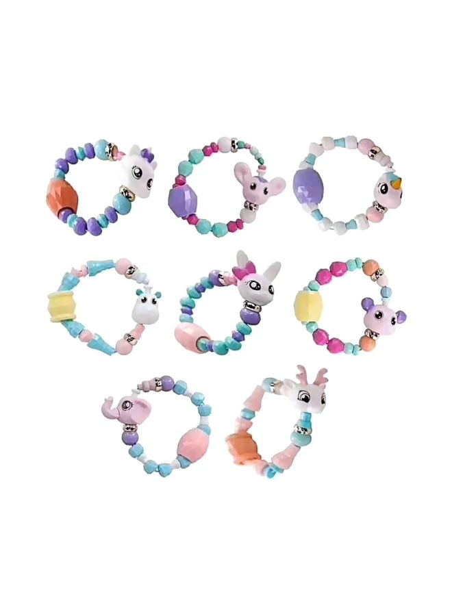 8-Piece Twisted Animal Collectible Bracelet 