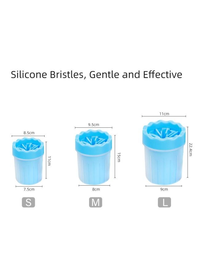 Generic Portable Dog Paw Wash Cup Blue S  - Image 3