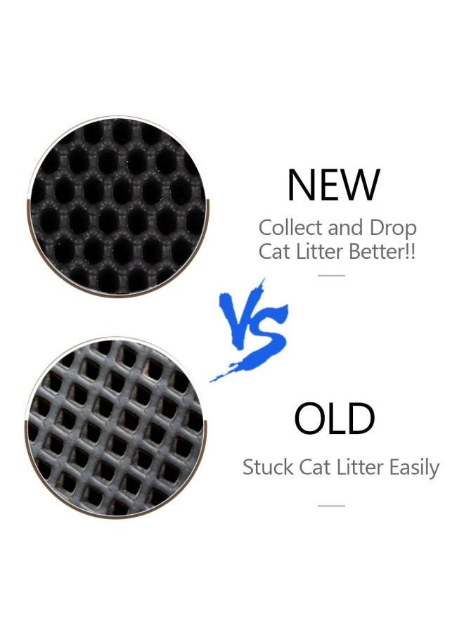 بساط للقطط بطبقة مزدوجة أسود - Image 3