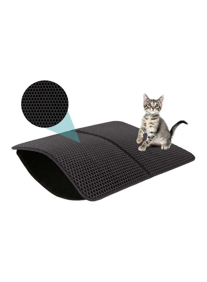 بساط للقطط بطبقة مزدوجة أسود - Image 4