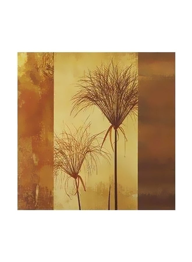 Decorative Wall Poster Brown/Beige 32x32cm