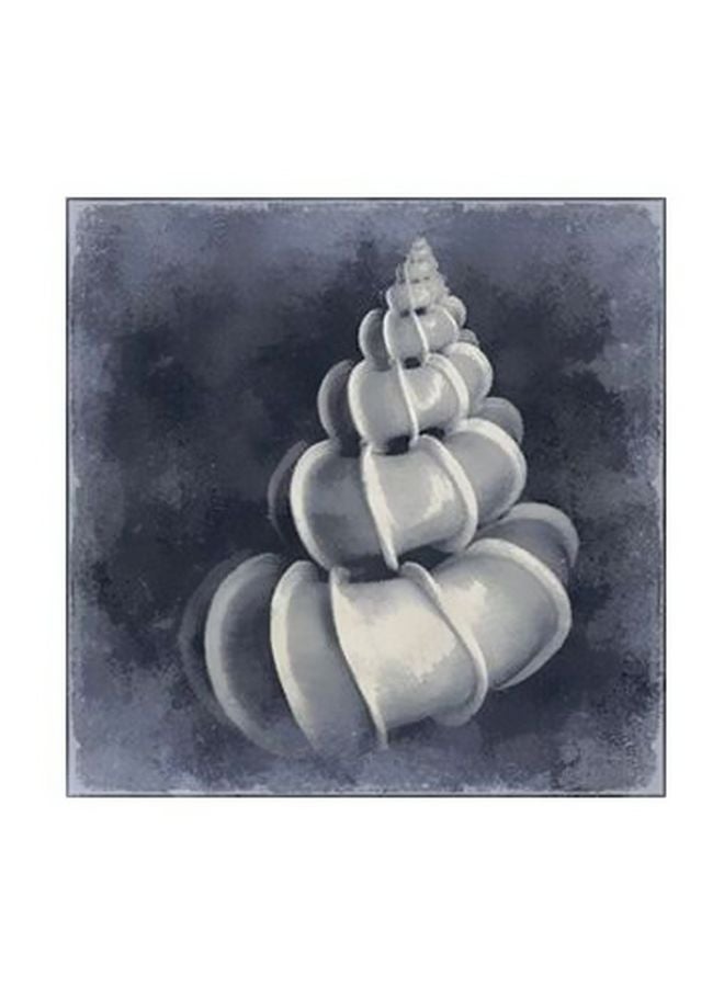 Decorative Wall Poster With Frame Grey/White 23x23cm