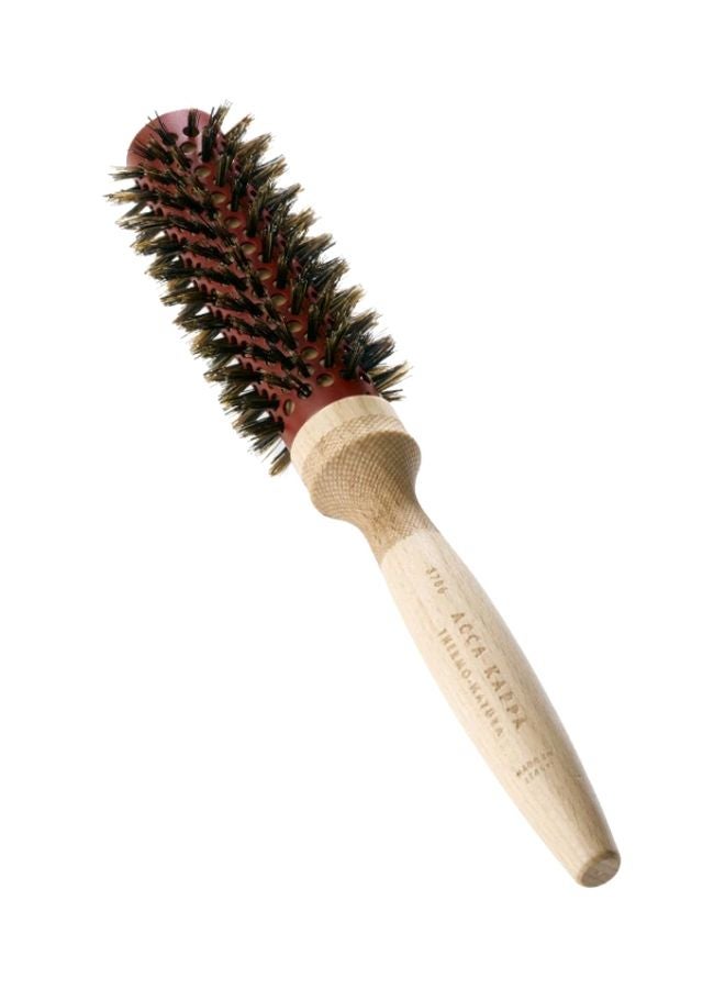 Beechwood Hairbrush Red/Beige 15cm