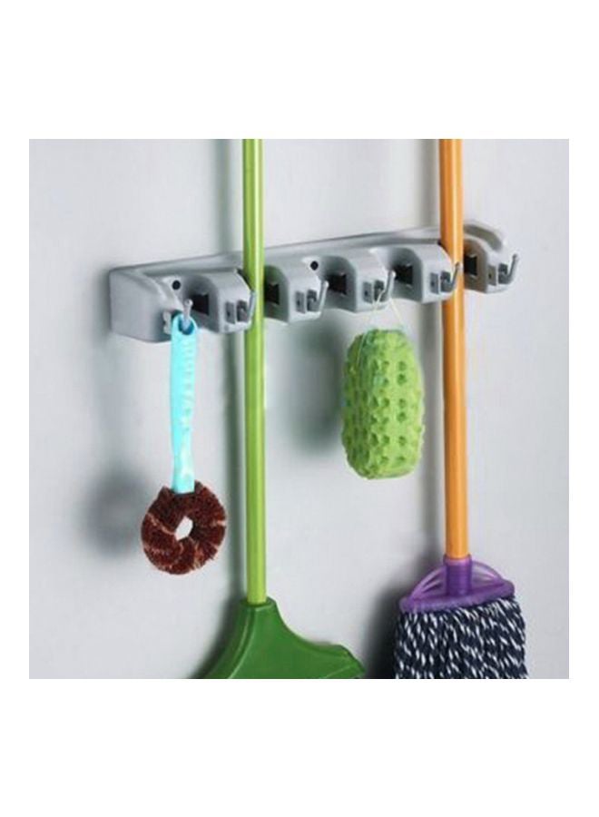 Sharpdo Multifunctional Toilet Brush Holder Grey 45x8.3x6cm - Image 5