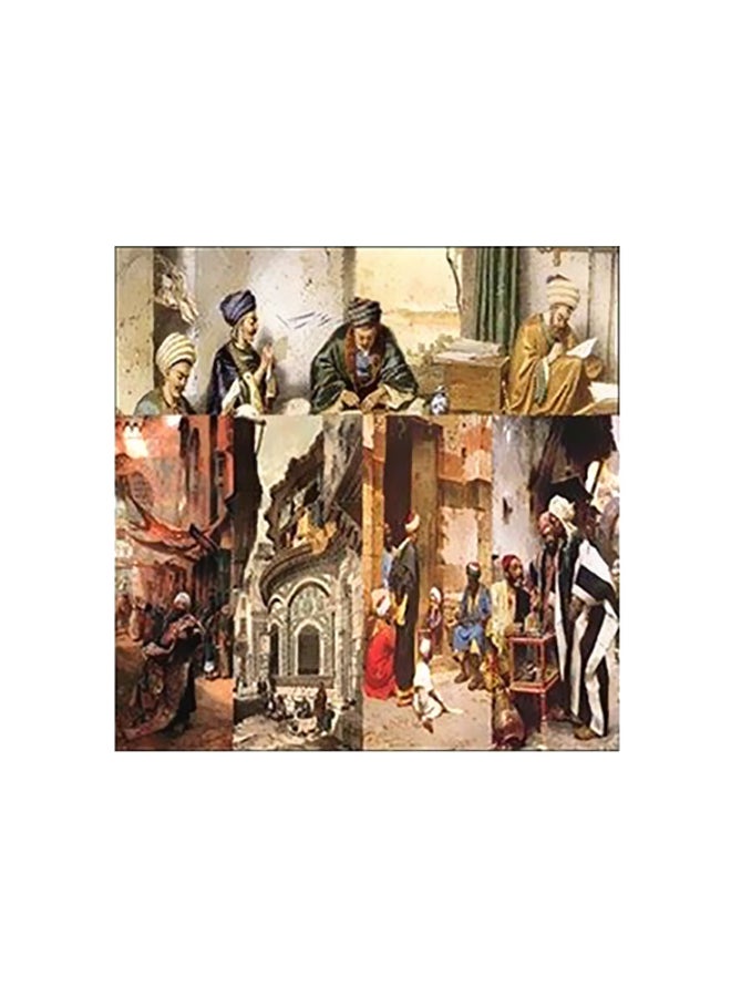 بوستر جداري مطبوع للتزيين أصفر/أسود/أحمر 50x50سم