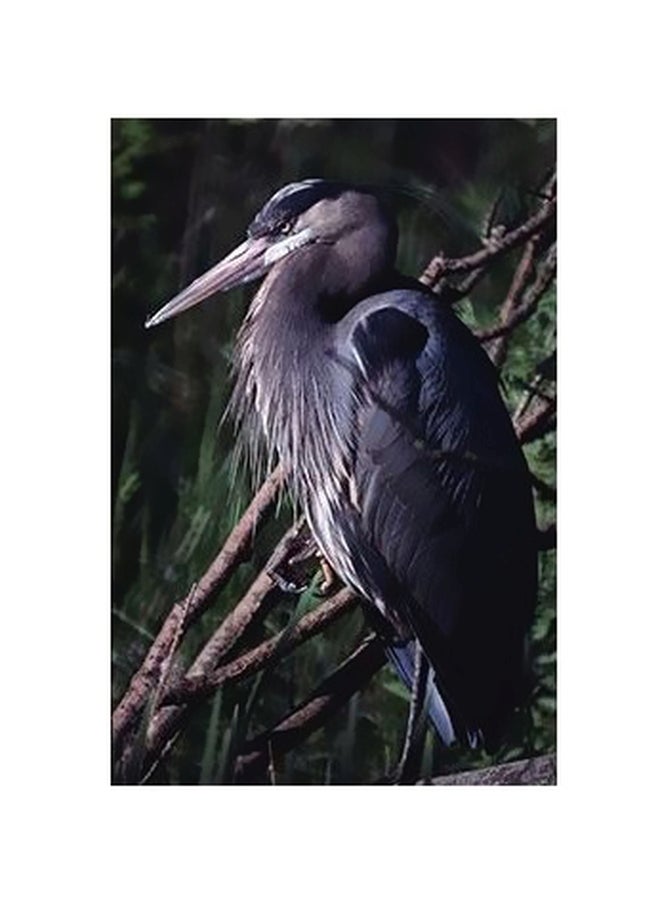 PHOTOBLOCK Decorative Wall Poster Blue/Beige/Grey 45x31cm