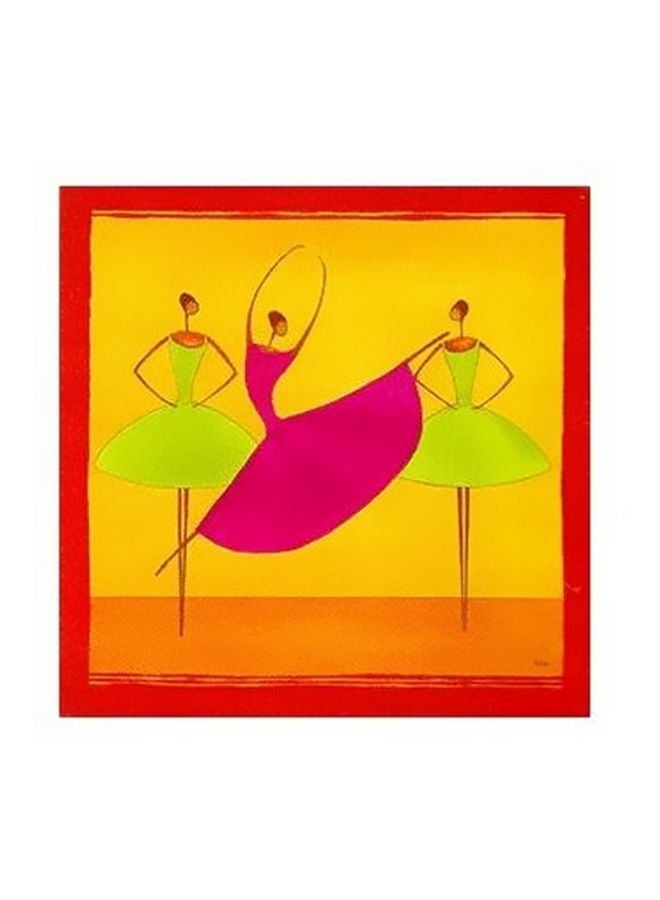 لوحة فنية لديكور الحائط متعدد الألوان 23x23سم