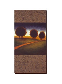 Decorating Wall Art With Frame Brown/Beige 13x45cm