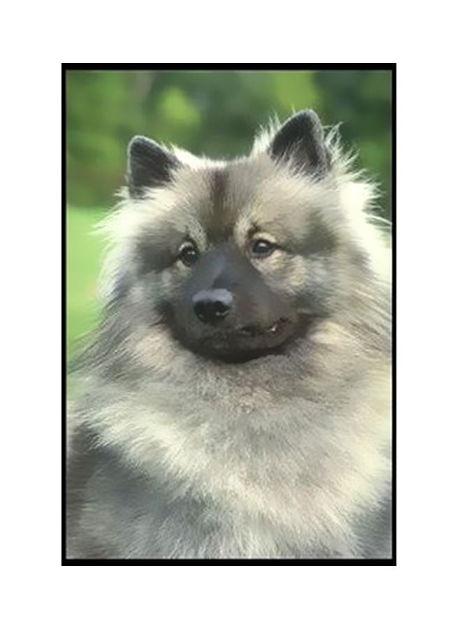 بوستر حائط للتزيين برتقالي/بيج 45x31سم