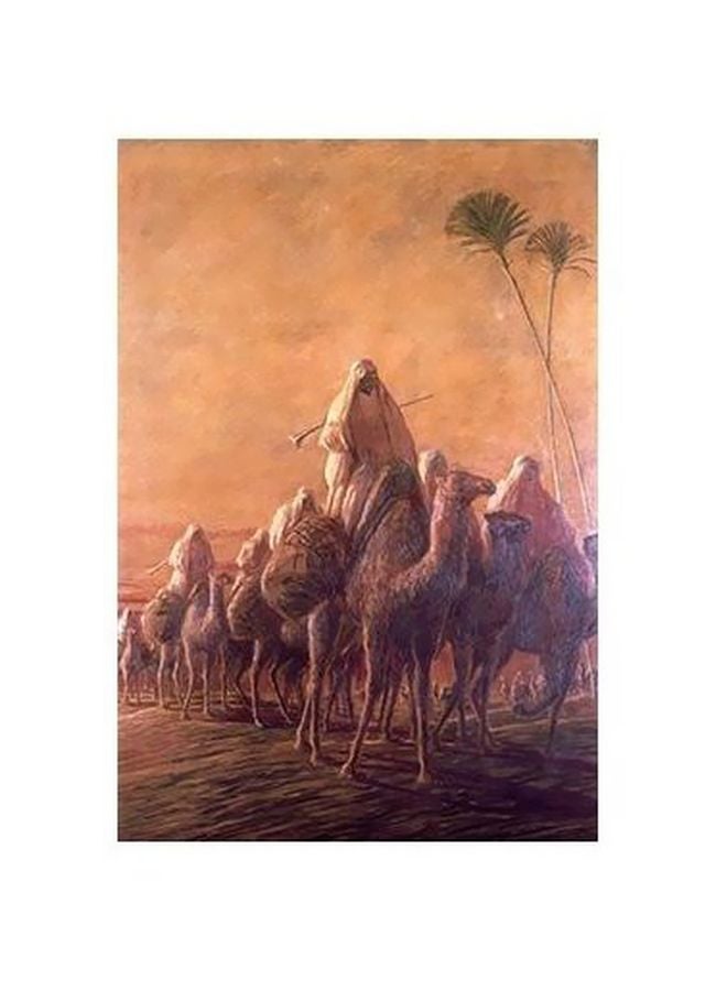 بوستر حائط للتزيين رمادي / أبيض 45x31سم