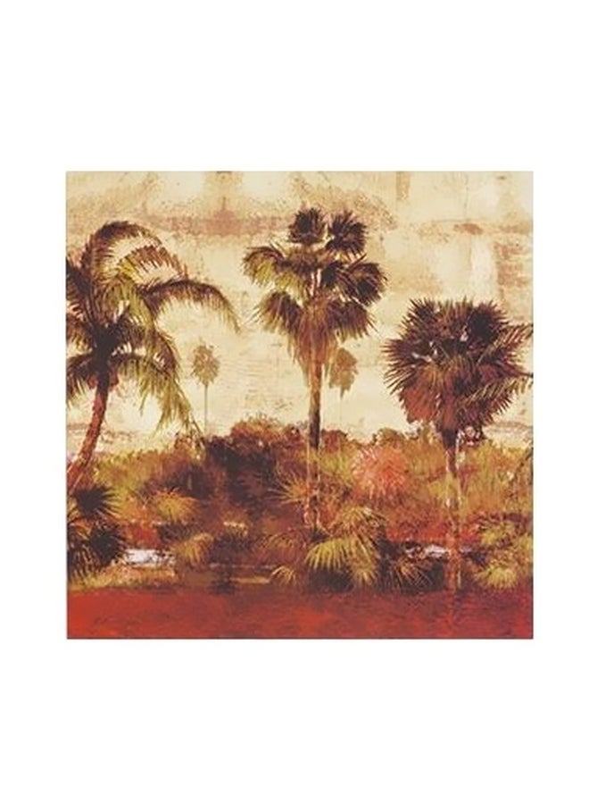 لوحة فنية لديكور الحائط بني/بيج 32x32سم