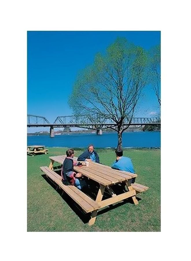 Decorative Wall Poster Green/Yellow 45x31cm