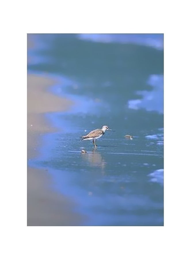 فوتو بلوك بوستر حائط للتزيين أخضر/رمادي/أبيض 45x31سم