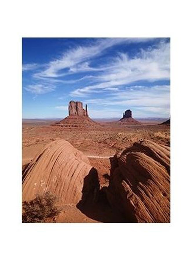 Decorative Wall Poster Black/Green/White 60x40cm