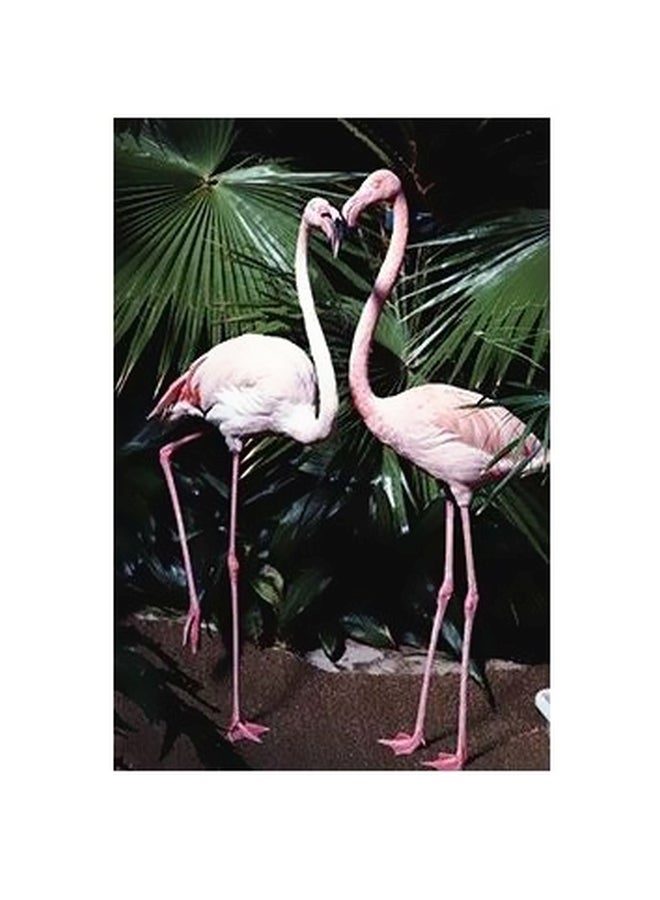 Decorative Wall Poster Grey/White/Red 60x40cm