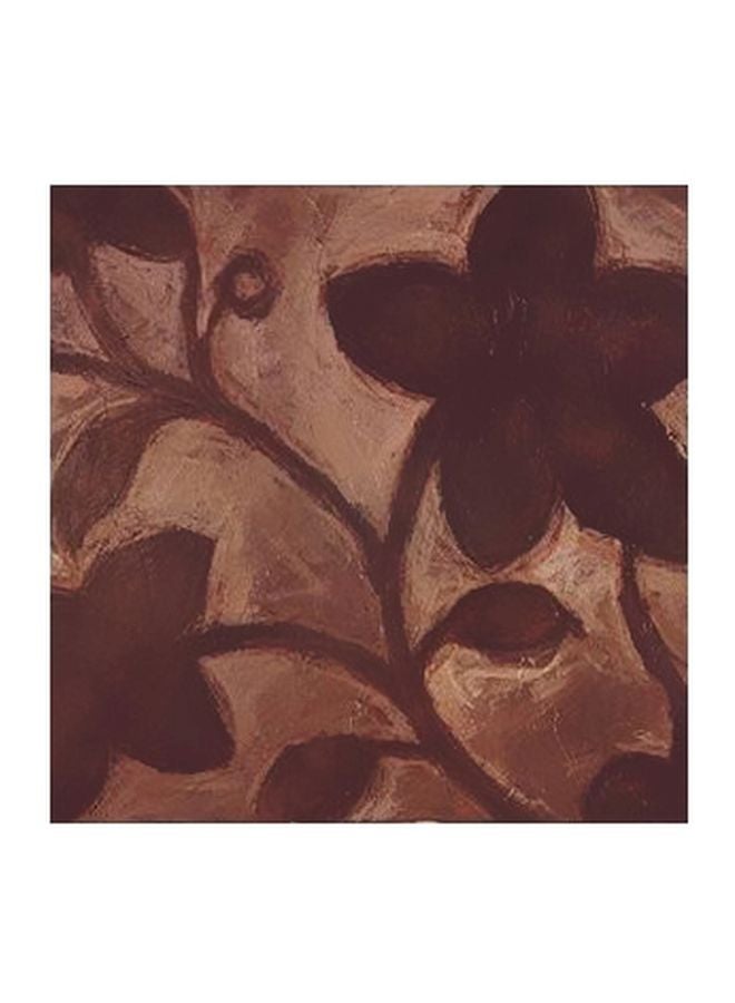 Decorative Wall Painting Brown/Beige 15x15cm