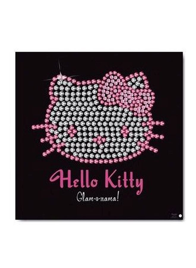 PHOTOBLOCK Decorative Wall Poster Black/Pink 23x23cm 