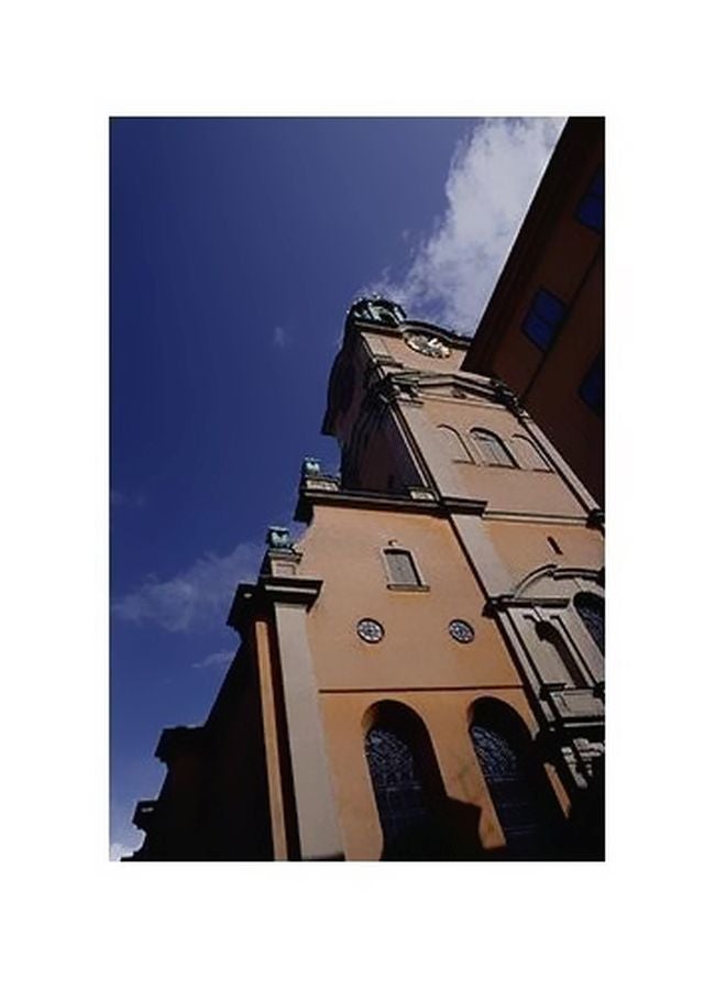 Decorative Wall Poster Brown/White/Grey 60x40cm