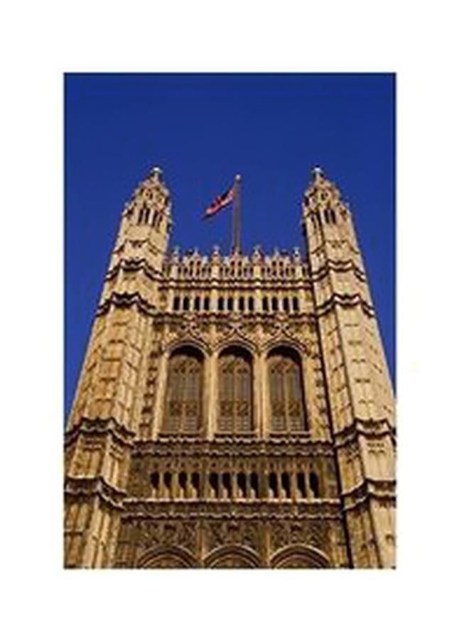 Decorative Wall Poster Green/Brown/Black 45x31cm