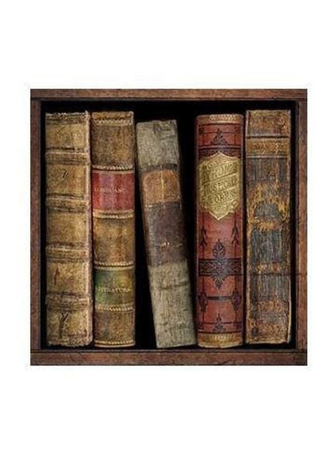 Decorative Wall Art Brown/Grey/Gold 32x32cm