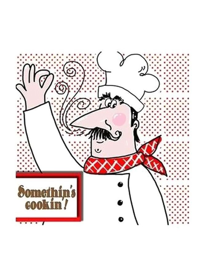 فوتو بلوك بوستر حائط للتزيين أبيض/أحمر 23x23سم