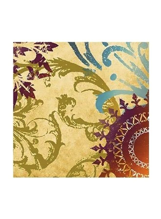 PHOTOBLOCK Decorative Wall Poster Beige/Green/Blue 15x15cm