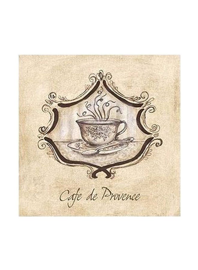PHOTOBLOCK - Decorative Wall Poster Beige/Black 32x32cm - Image 1