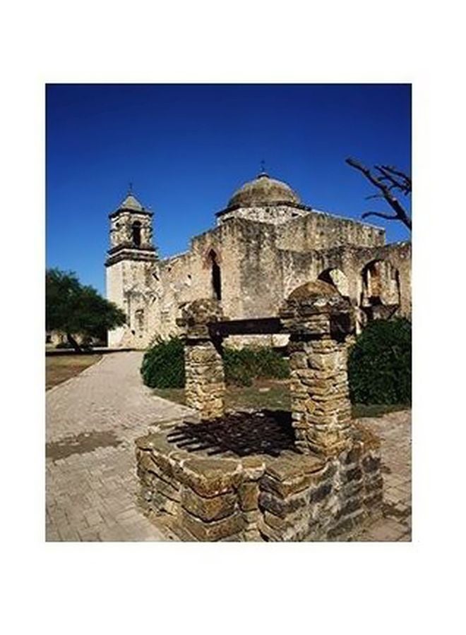 بوستر حائط للتزيين بيج\أزرق\أخضر 60x40سم