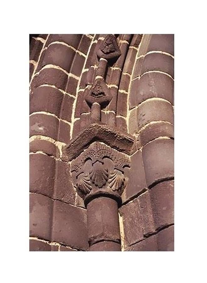 بوستر حائط للتزيين بني/بيج 60x40سم