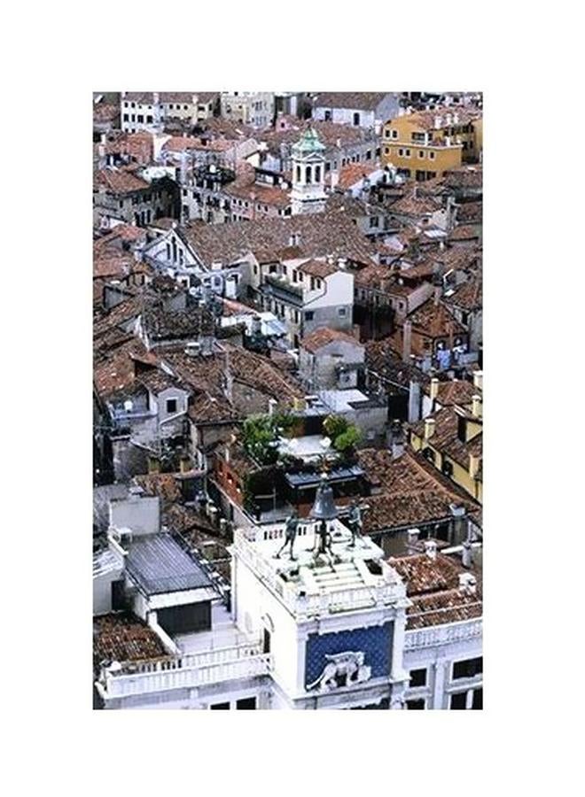 Decorative Wall Poster Brown/White 45x31cm