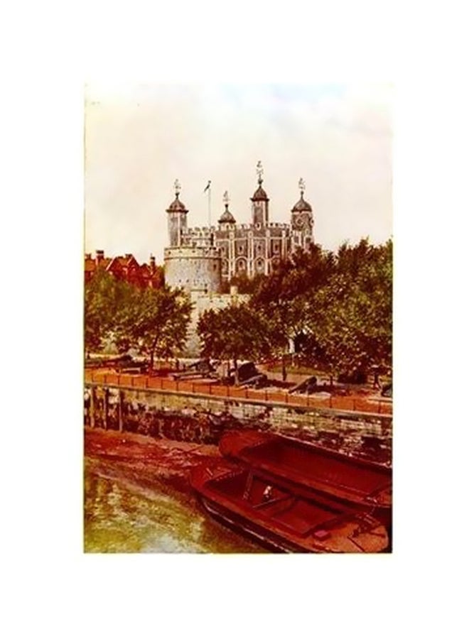 Decorative Wall Poster White/Beige/Green 60x40cm