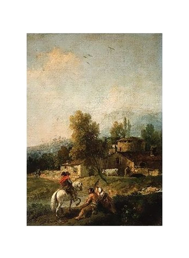 Decorative Wall Poster Multicolour 60x40cm