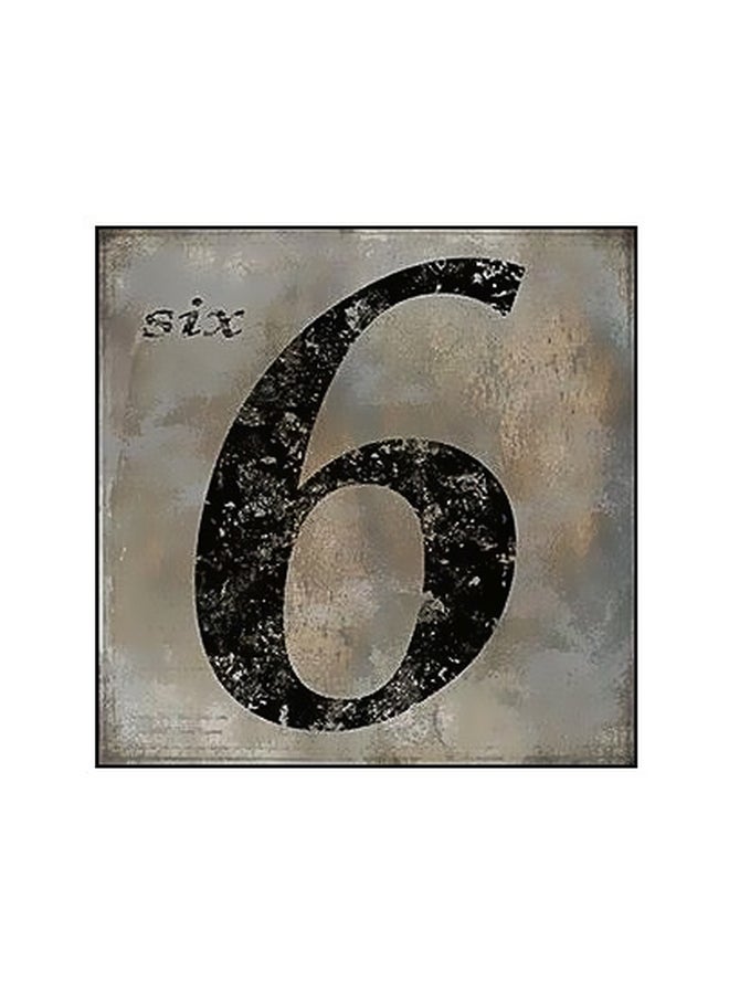 PHOTOBLOCK 6-Piece Coaster Set Black/Grey/Yellow 7x7cm 