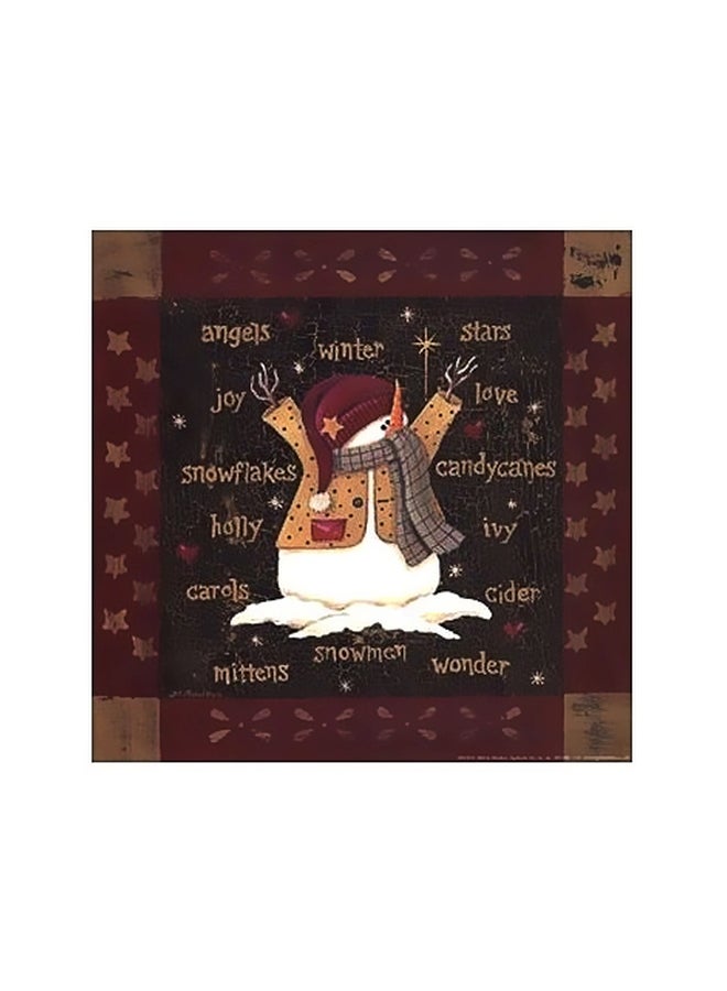 فوتو بلوك بوستر حائط للتزيين أحمر/أبيض/بيج 7x7سم