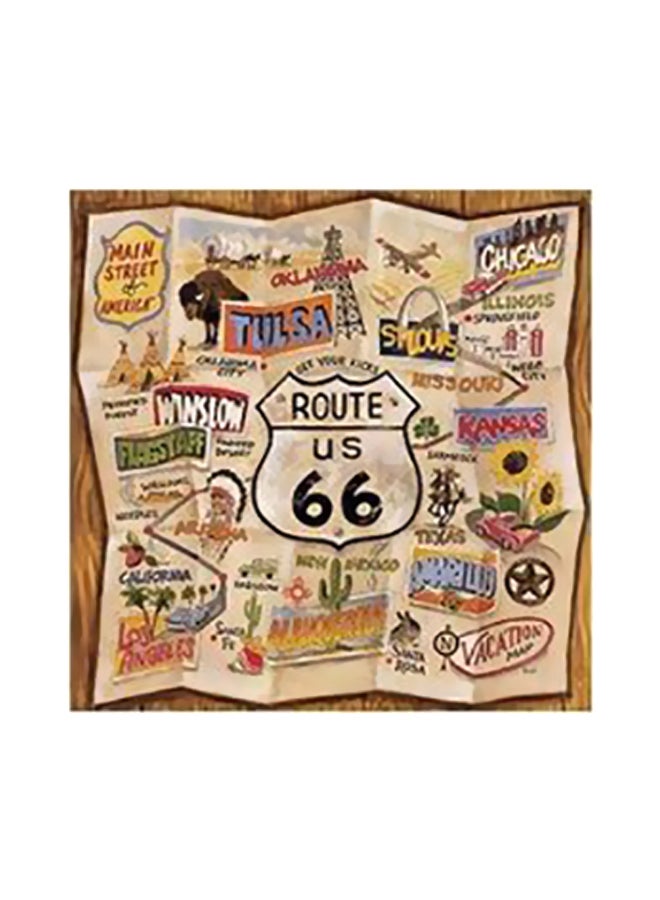 Decorative Wall Poster Multicolour 23x23cm