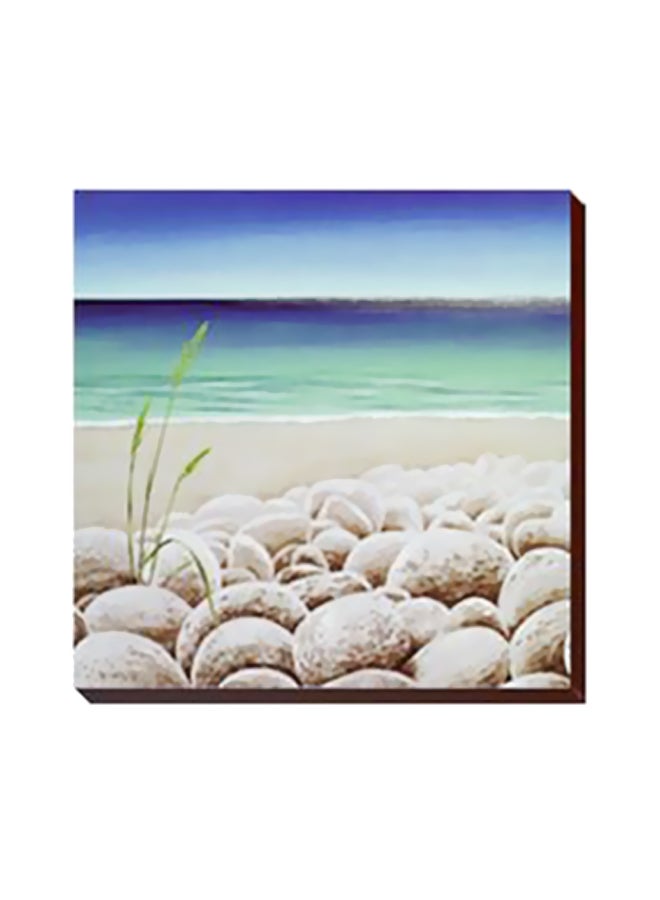 لوحة جدارية لتزيين الحائط مع إطار متعدد الألوان 47x47سم