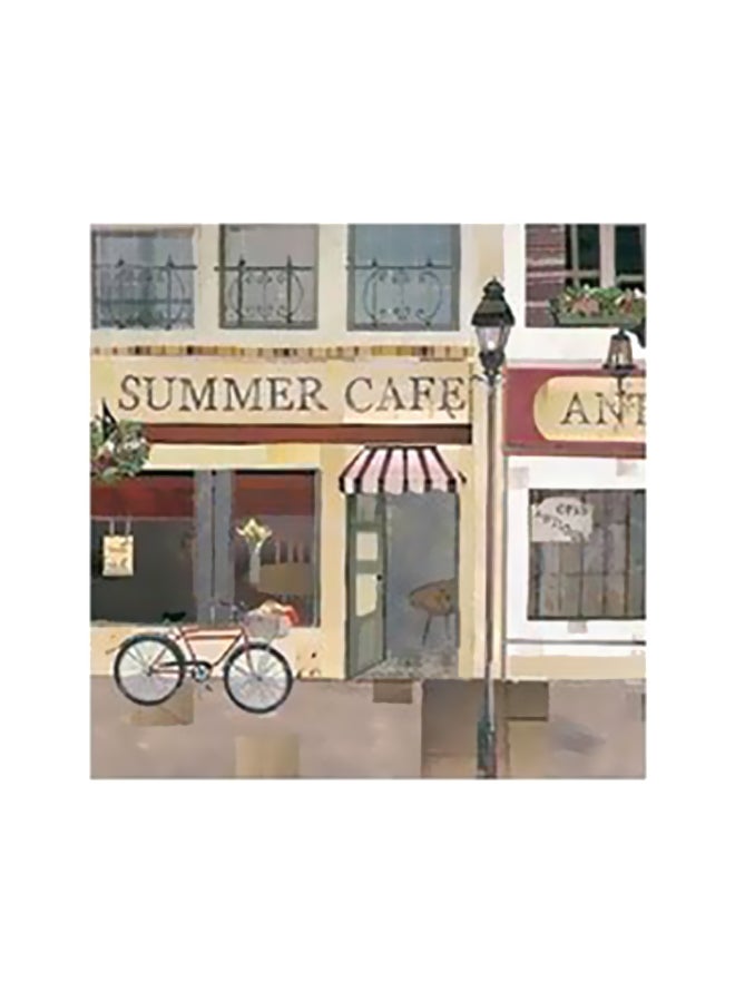 فوتو بلوك بوستر حائط للتزيين أحمر/بيج/رمادي 32x32سم