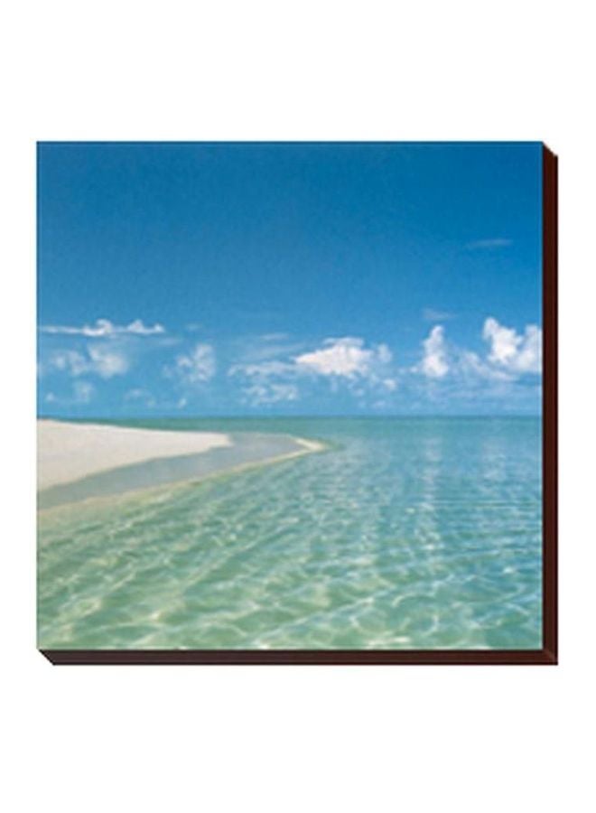 PHOTOBLOCK Decorative Wall Painting With Frame Blue/White