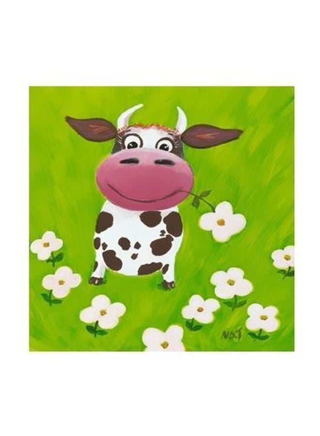 فوتو بلوك بوستر حائط للتزيين أخضر/أبيض/وردي 15x15سم