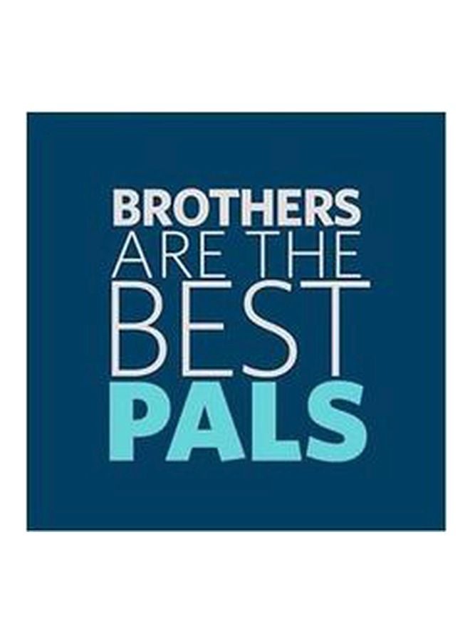 فوتو بلوك بوستر حائط للتزيين أزرق/ أبيض 50x50سم