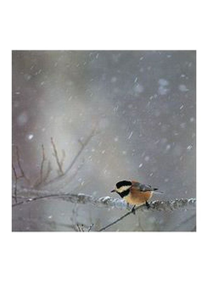 PHOTOBLOCK Decorative Wall Poster Grey/Black/Beige 23x23cm