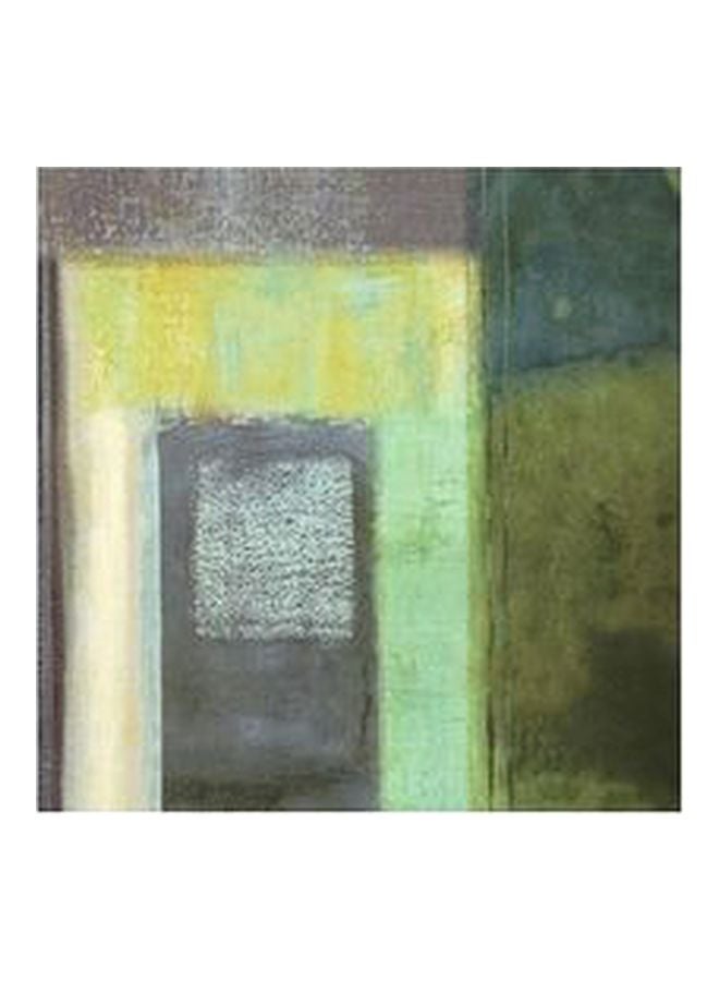 Decorative Wall Poster Black/Green/White 15x15cm