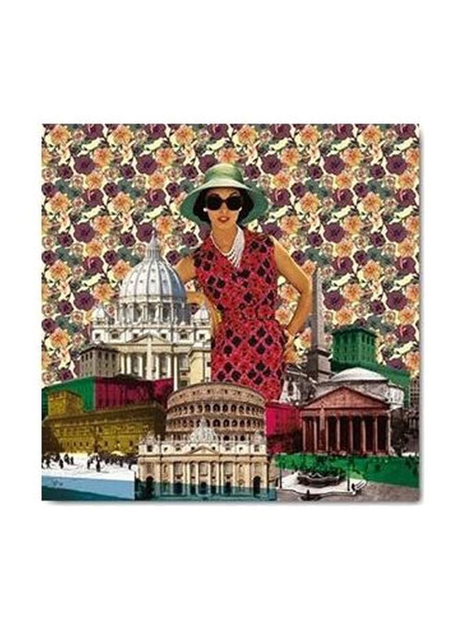 فوتو بلوك بوستر حائط للتزيين متعدد الألوان 15x15سم