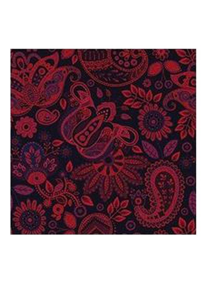 Decorative Wall Poster Red/Black 32x32cm