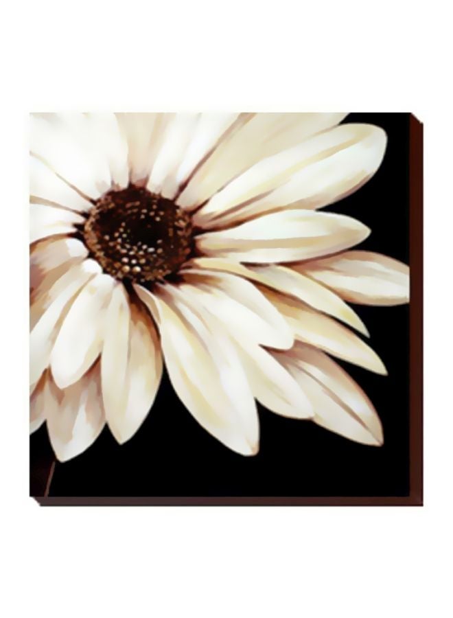 Photo Block Decorative Wall Painting With Frame White/Black 34x34cm 
