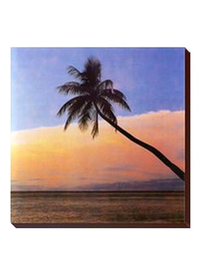 لوحة جدارية لتزيين الحائط مع إطار متعدد الألوان