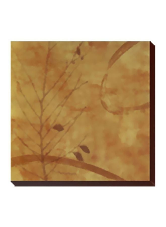 لوحة فنية لديكور الحائط أصفر/أحمر 47x47سم